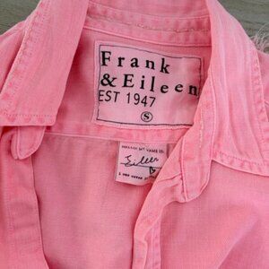 Frank & Eileen Eileen Relaxed Button Up Shirt in Pink (Small)